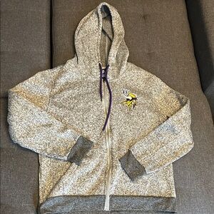 Kids Gray Hoodie with Logo - fits women small too